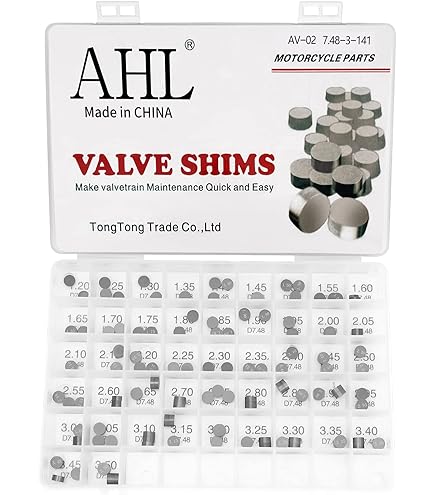 shin品 AHL Adjustable Valve Shim Kit 7.48mm O.D. 1.20mm-3.50mm Thick for